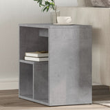 Side Tables 2 pcs Concrete Grey 50x30x50 cm Engineered Wood 840562