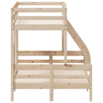 Bunk Bed without Mattress 80x200/120x200 cm Solid Wood 3207177