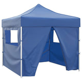 Party Tent Folding Blue 291 x 291 x 315 cm Oxford Fabric 42023564
