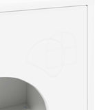 Cat House White 42.5 x 40 x 53 cm Engineered Wood 8000671