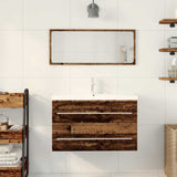 Bathroom Sink Cabinet with Drawer Old Wood 80 x 38.5 x 48 cm 3333132