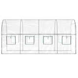 Greenhouse Transparent 160x400x190 cm PVC&Powder-coated Steel 317247