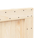 Headboard 140x104 cm Solid Wood Pine 358392
