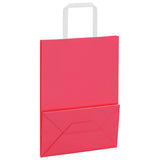 Paper Bags 250 pcs with Handles Pink 21x11x28 cm 4101895