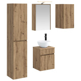 Bathroom Cabinet Set 5 pcs Artisan Oak 43 x 16 x 62.5 cm 3407350