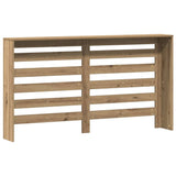 Radiator Cover Oak 149 x 20 x 82 cm Engineered Wood 852707