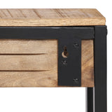 Coat Rack 87x10x27 cm Solid Rough Wood Mango 358920