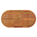 Garden Table 200x100x75 cm Solid Wood Eucalyptus 316072