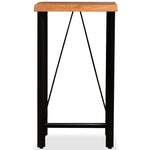 Bar Set 3 Pieces Solid Acacia and Reclaimed Wood 275128