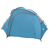 Trekking Tent with Rainfly Water-Resistant 3-Person Blue 42042219