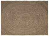 Area Rugs Natural and Black 300 x 300 cm Jute 42010633
