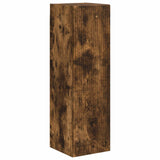 TV Cabinet Set Wall-mounted 4 pcs Smoked Oak Engineered Wood 3409011
