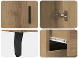 Highboard 2 pcs Artisan Oak 69.5 x 34 x 180 cm Engineered Wood 3415922