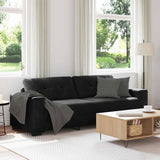 Sofa 3 pcs Dark Grey Fabric 3324629