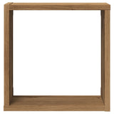 Wall Cube Shelves 4 pcs Artisan Oak 30x15x30 cm Engineered Wood 856580