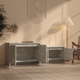 TV Cabinet Concrete Grey 146.5x35x50 cm Engineered Wood 809813