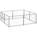 Dog Kennel Silver 4 m Steel 3082118