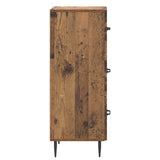 Drawer Cabinet Old Wood 33 x 34.5 x 89.5 cm Engineered Wood 894853