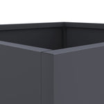 ZNTS Planter Anthracite 42x40x39 cm Steel 841551