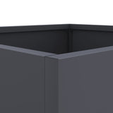 ZNTS Planter Anthracite 42x40x39 cm Steel 841551