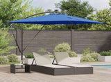 Umbrella 249 x 249 x 250 cm Polyester and Aluminium Azurblau 42003404