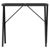 ZNTS Dining Table Legs X-Frame 80x40x73 cm Steel 357909