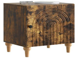 Bedside Cabinet 2 pcs Smoked Oak 43 x 34.5 x 50 cm 894116