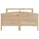 Bed Frame without Mattress 140x200 cm Solid Wood Pine 3306225