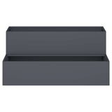Garden Planter Anthracite 100 x 60 x 45 cm Cold-rolled Steel 865871