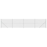 Chain Link Fence with Flange Silver 1.4x10 m 154035