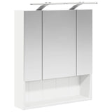 Bathroom Mirror Cabinet White 60 x 14.5 x 70 cm Engineered wood 889191