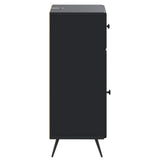 Bathroom Storage Cainet BREDA Black 30 x 31 x 80 cm 897486