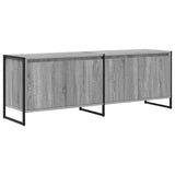 TV Cabinet Grey Sonoma 140 x 36 x 49.5 cm Engineered Wood 886513