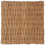 ZNTS Coffee Table 47x47x28 cm Natural Rattan 286282