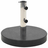 Parasol Base Black Granite Medium Parasol Base Round Modern 45064