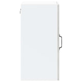 Kitchen Wall Cabinet with Glass Door Kalmar Concrete Grey Engineered Wood 853531