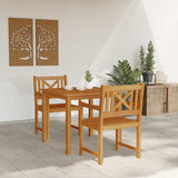 Garden Dining Set 3 pcs Brown Solid Acacia wood 3375656