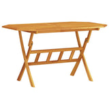 Garden Dining Set Folding 5 pcs Brown Solid Acacia Wood 3375710