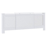 MDF Radiator Cover White 205 cm 325555