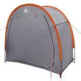 Bike Storage Tent with Roof Grey and Orange 210 x 90 x 174 cm 42001004