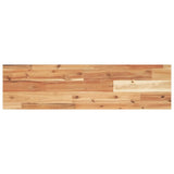 Floating Shelves 4 pcs 100x20x2 cm Oil Finished Solid Wood Acacia 3279510