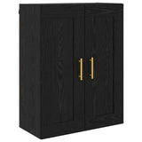 Highboard Black Oak 69.5 x 34 x 180 cm Engineered Wood 3416064