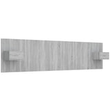 Bed Headboard with Cabinets Grey Sonoma Engineered Wood 3115754