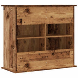Aquarium Stand Old Wood 81x36x73 cm Engineered Wood 857284
