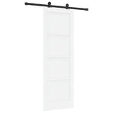 Sliding Door ORKDAL White 73.5 x 211 cm Solid Pine Wood 3333441