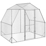 Chicken Run 2.5x2x2.25 m Galvanised Steel 4104029