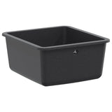 Kitchen Sink Single Basin Granite 42 x 46 x 31 cm Graphite 42053754