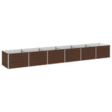 Raised Garden Bed Black 480 x 80 x 55 cm cold-rolled steel 8006440