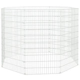 Free Range Animal Enclosure 8-Panel 54x100 cm Galvanised Iron 171582