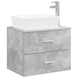 Bathroom Furniture Set Concrete Grey Engineered Wood 3404393